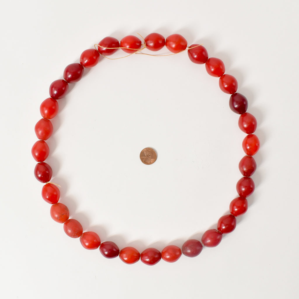 Red Pigeon Egg Trade Beads Sidley Collection