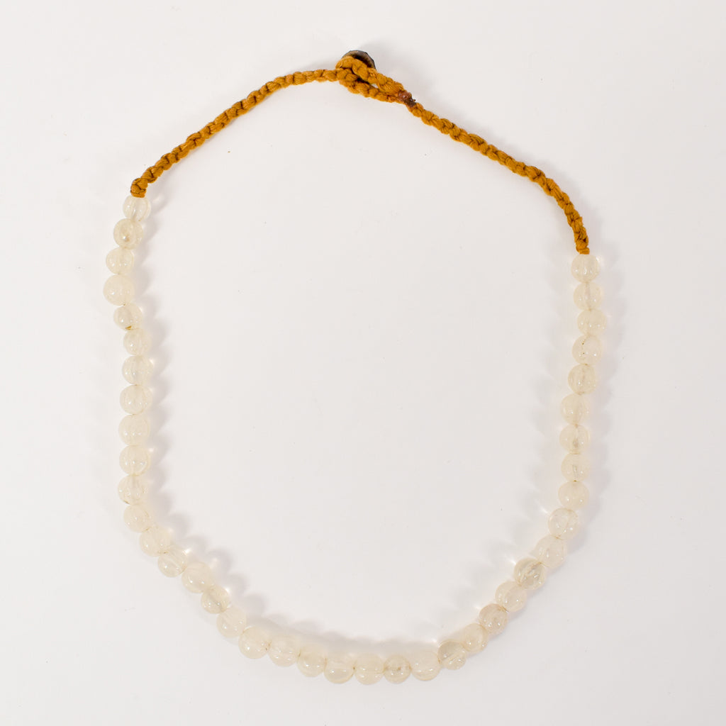 Tibetan Translucent Melon Bead Necklace