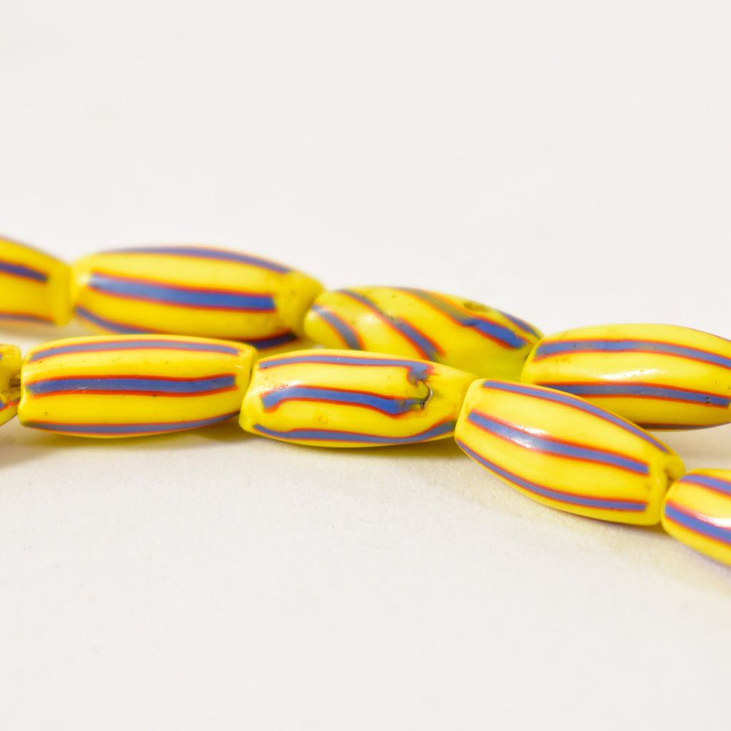 Rare Striped Melon Venetian Trade Beads