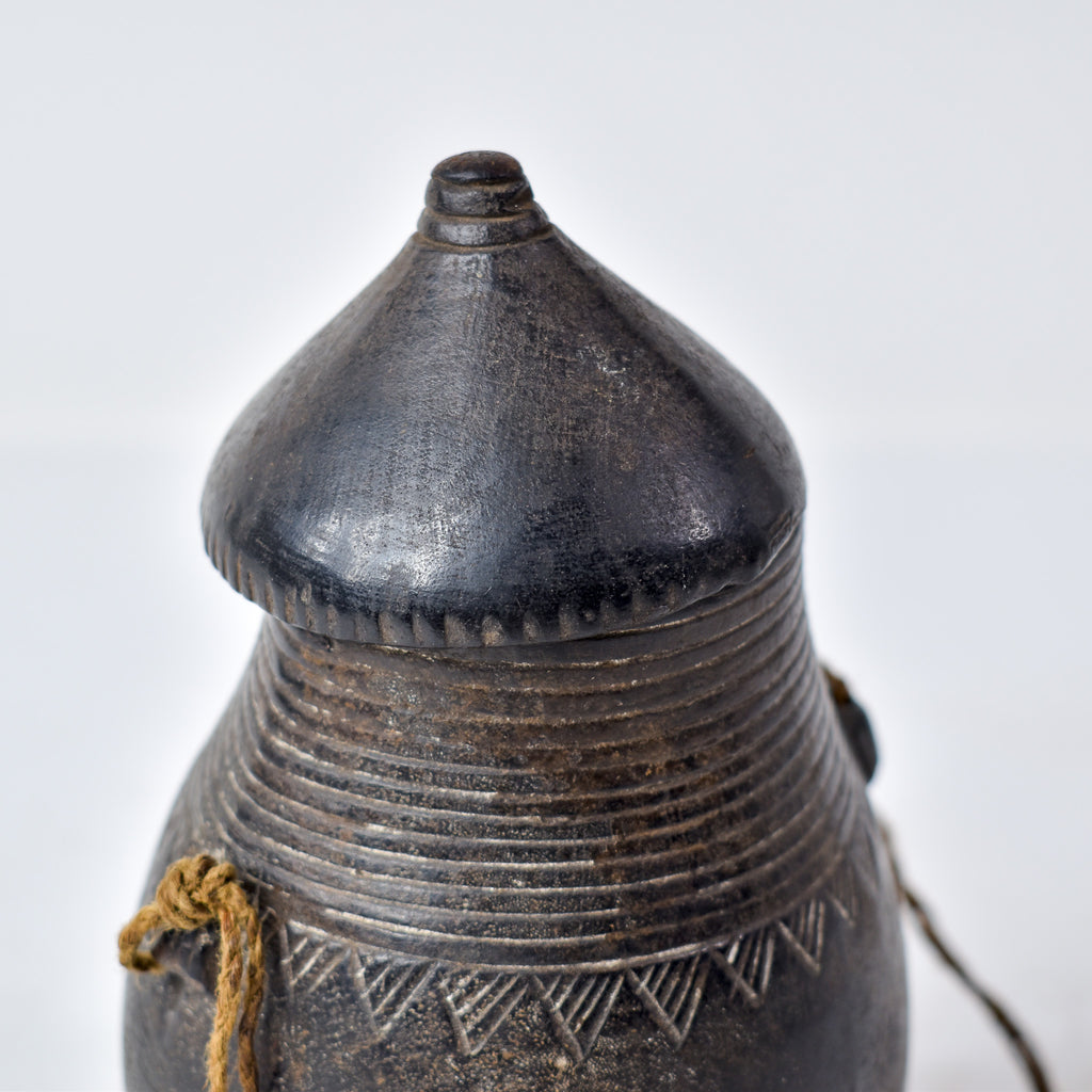 Shi (Bashi) African Child’s Wooden Milk Cup with Lid