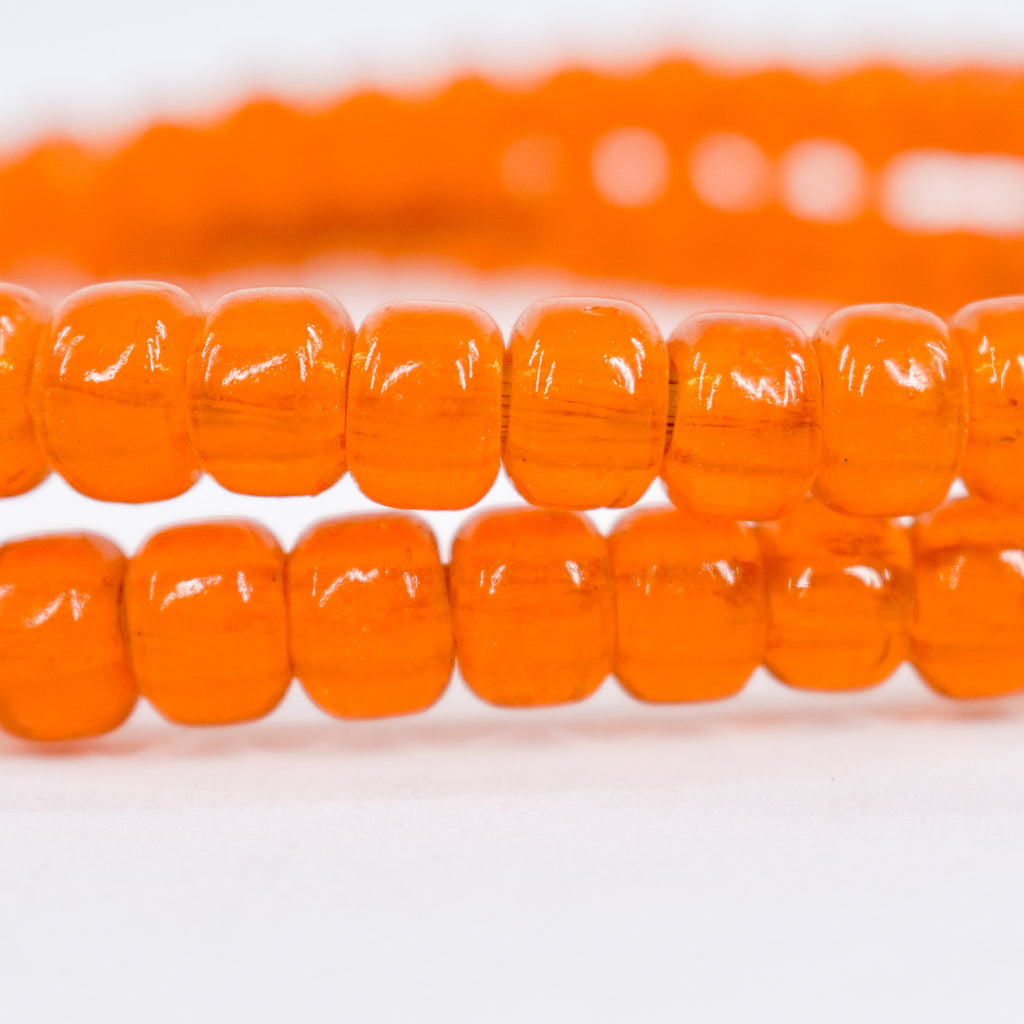 Padre Translucent Orange Trade Beads