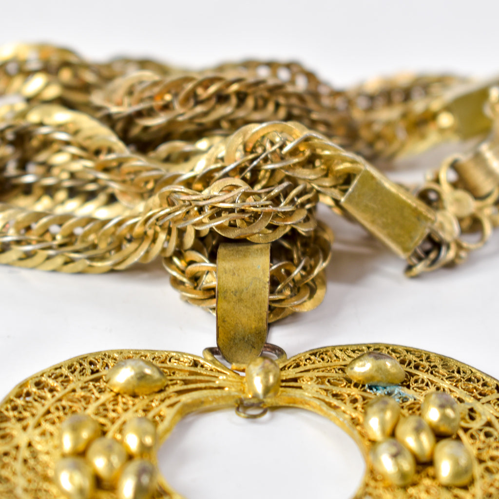 Yoruba Gilded Brass Necklace Nigeria