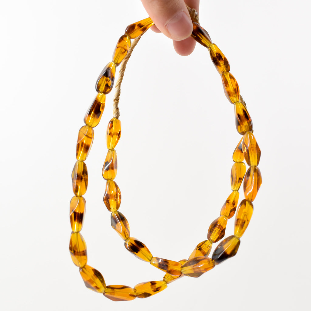 Bohemian Bicone Glass Beads