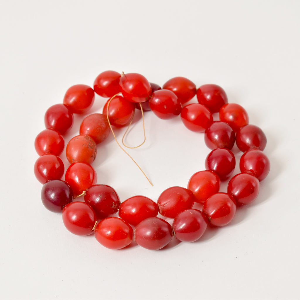 Red Pigeon Egg Trade Beads Sidley Collection