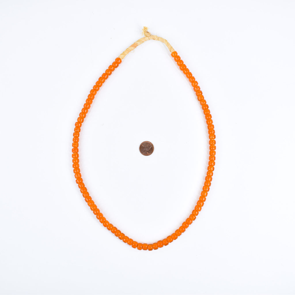 Padre Translucent Orange Trade Beads