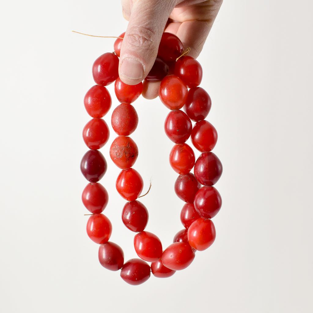 Red Pigeon Egg Trade Beads Sidley Collection