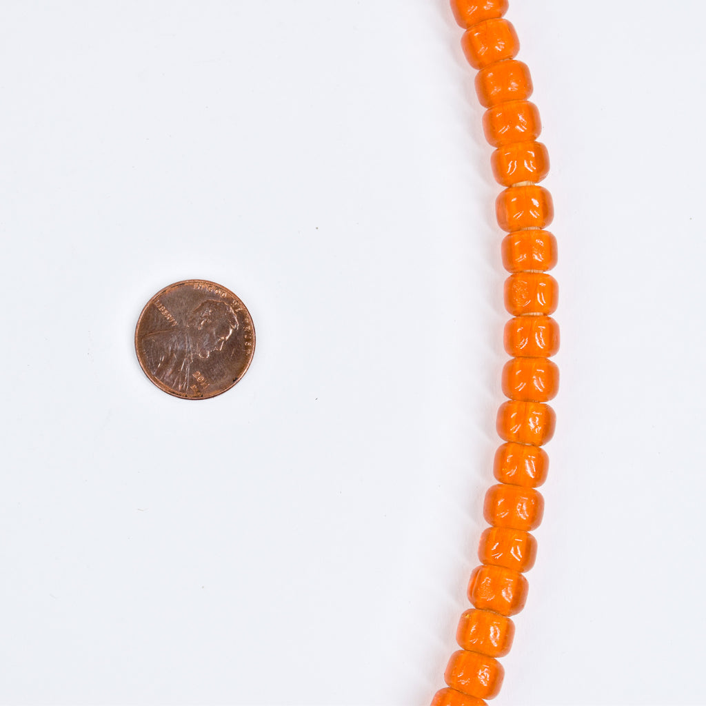 Padre Translucent Orange Trade Beads