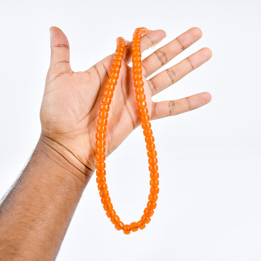Padre Translucent Orange Trade Beads