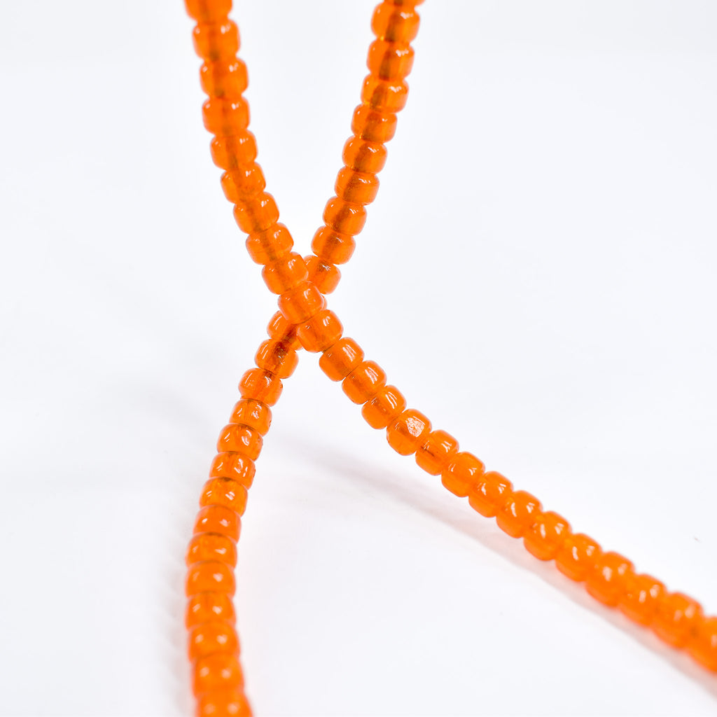 Padre Translucent Orange Trade Beads