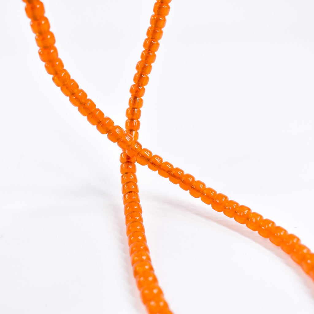 Padre Translucent Orange Trade Beads