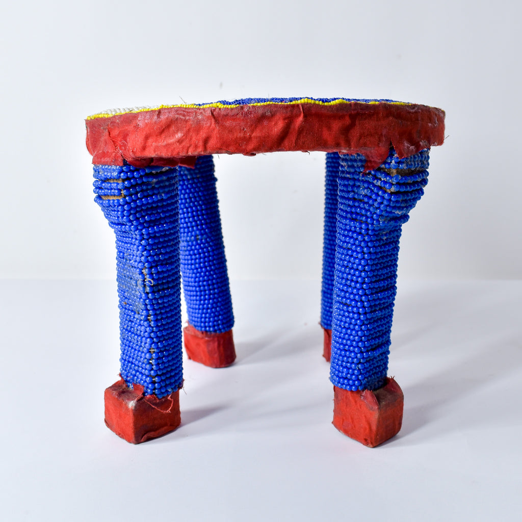 Yoruba Beaded Stool