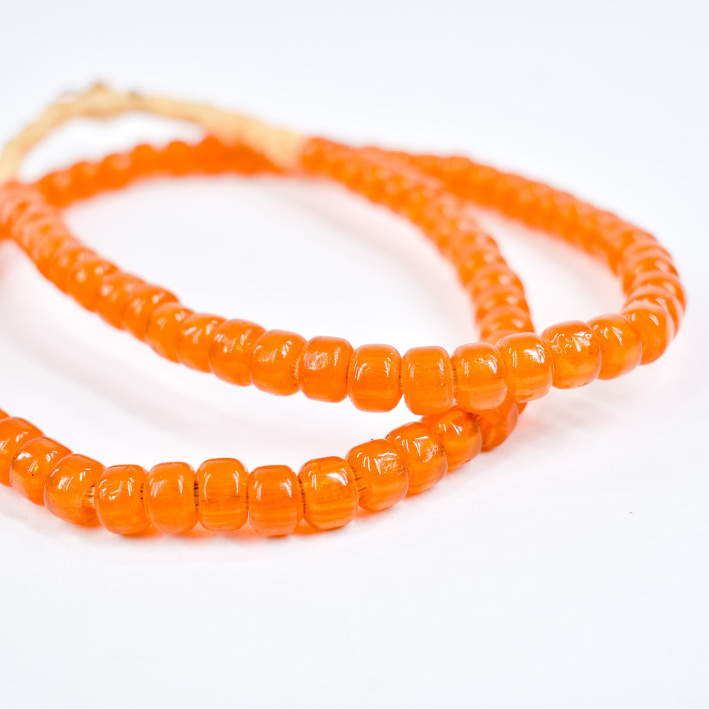 Padre Translucent Orange Trade Beads