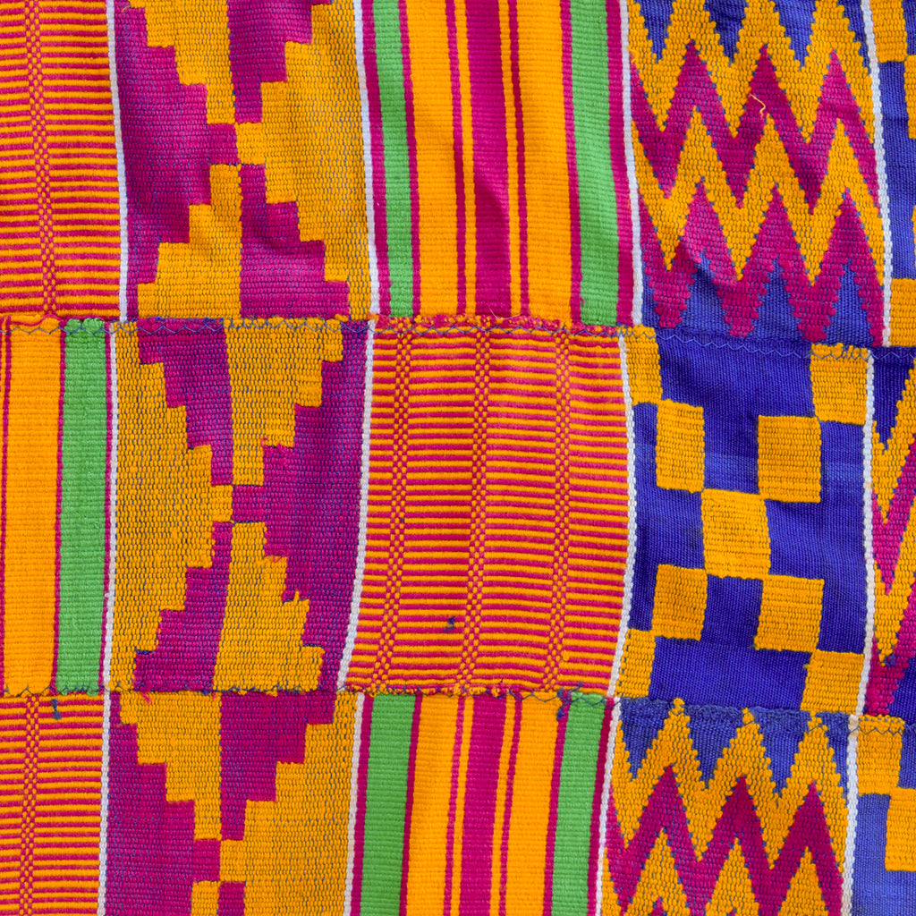 Kente Cloth Women's Ghana 67x34 Inch