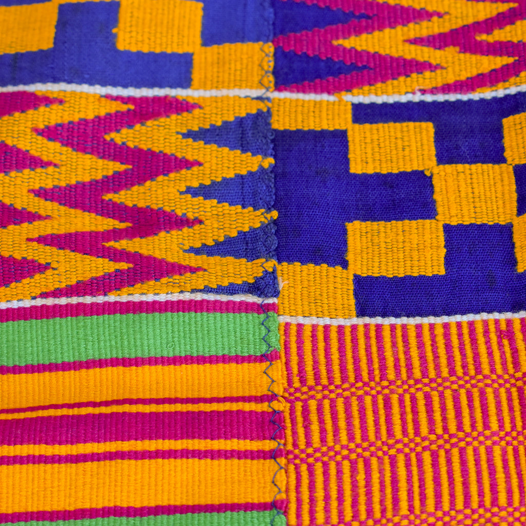 Kente Cloth Women's Ghana 67x34 Inch