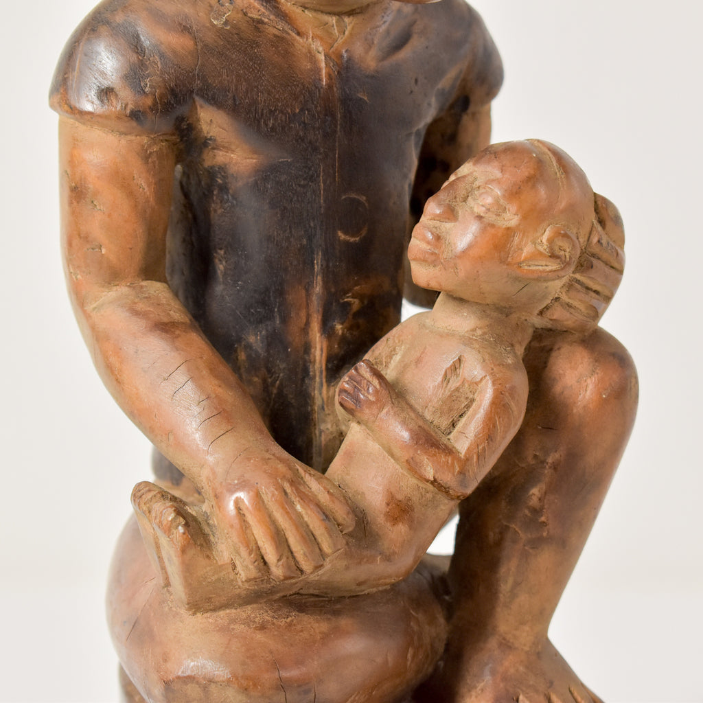 Kongo Maternity Figure on Base Congo