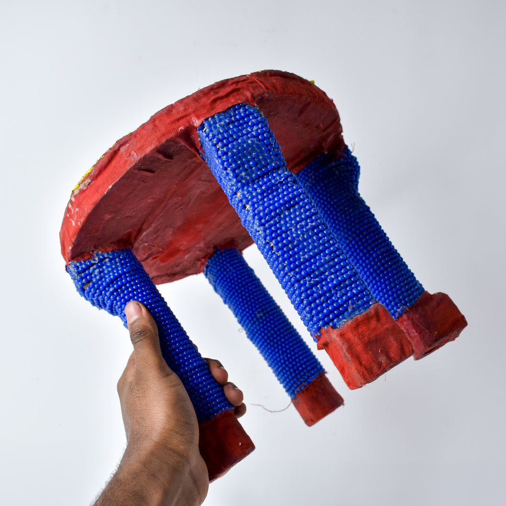 Yoruba Beaded Stool