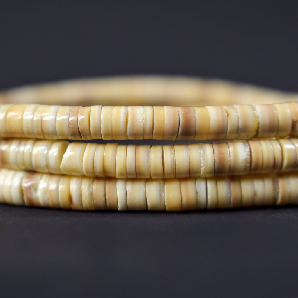 Clamshell Tiny Heishi Beads