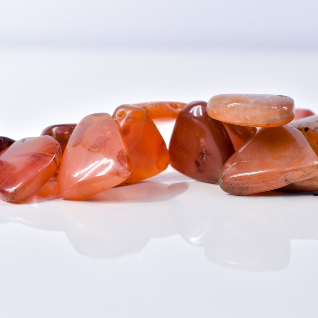 Triangular Carnelian Stone Beads