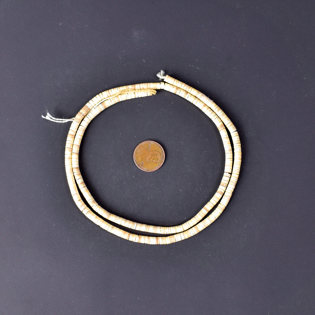 Clamshell Tiny Heishi Beads