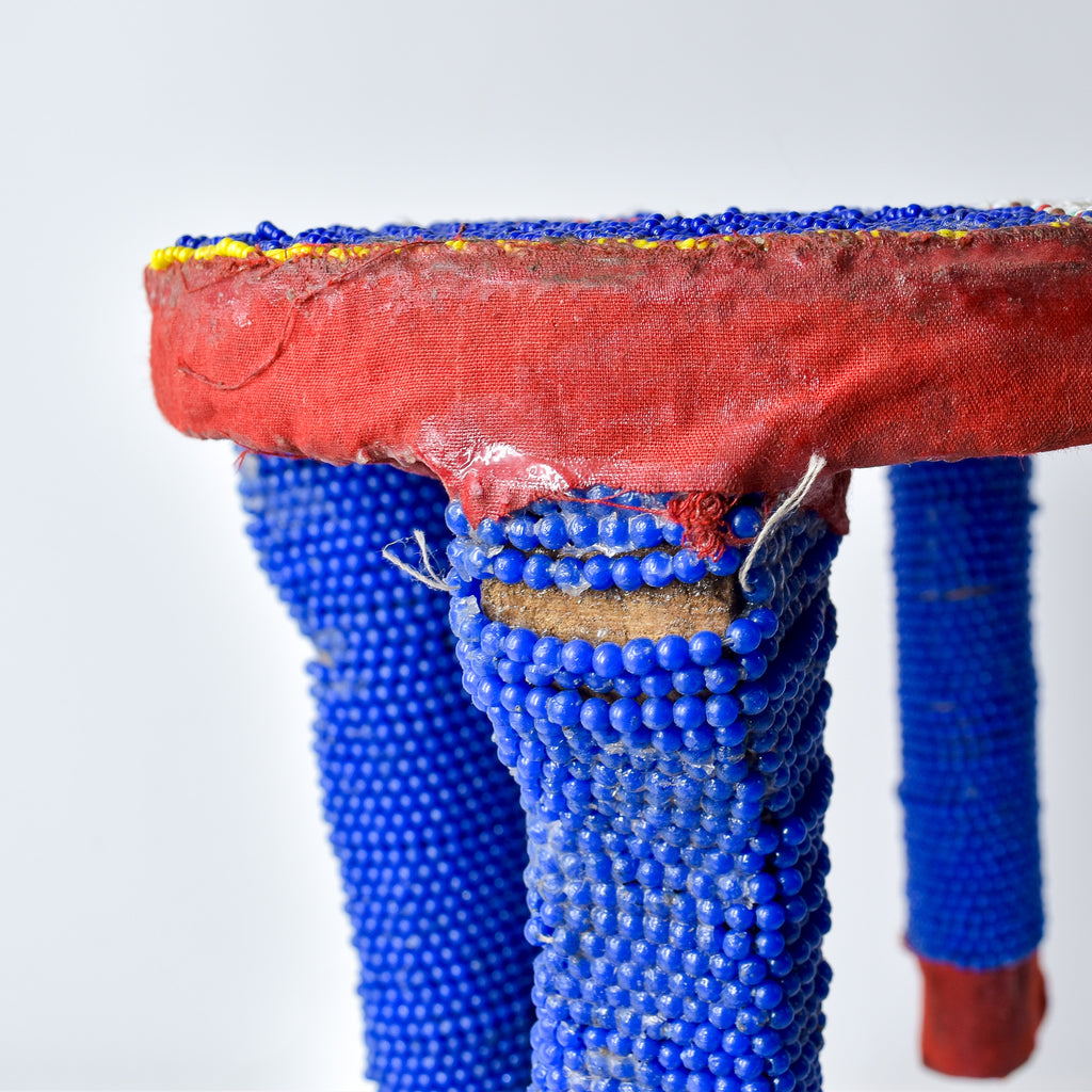 Yoruba Beaded Stool