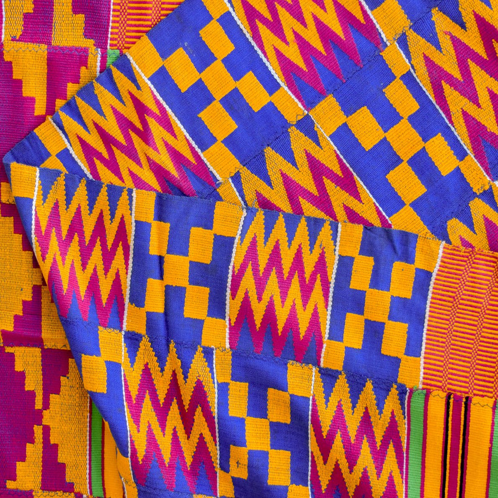 Kente Cloth Women's Ghana 67x34 Inch