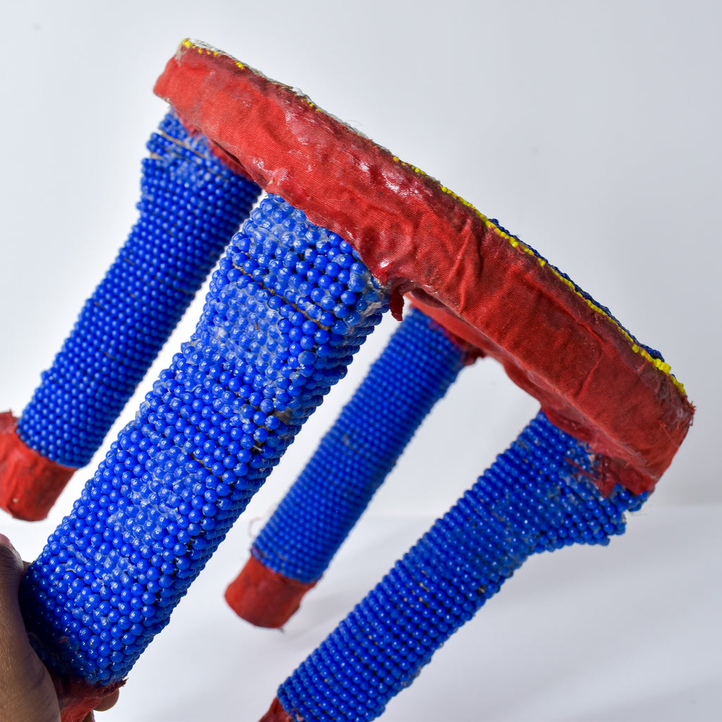 Yoruba Beaded Stool