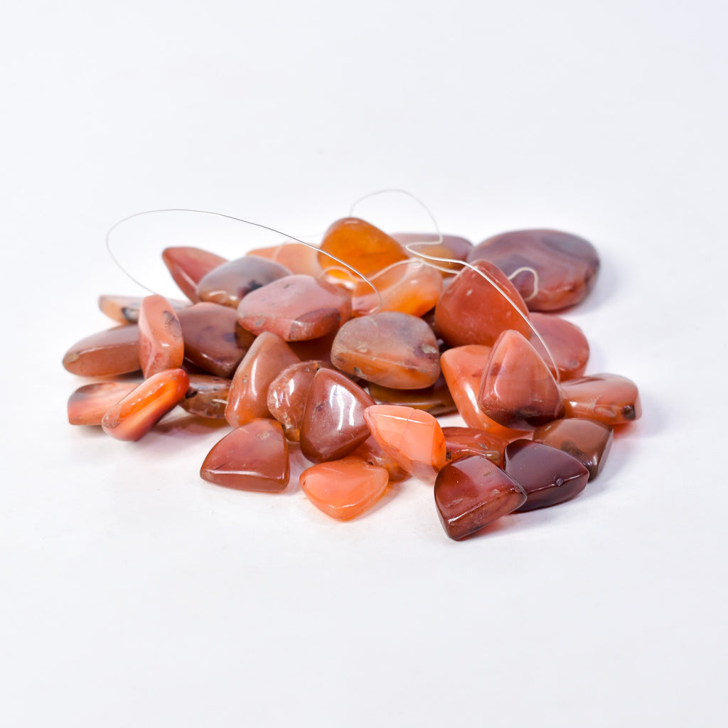 Triangular Carnelian Stone Beads