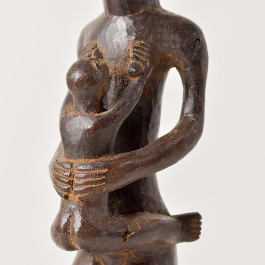 Chokwe  Mother and Child Figure Congo