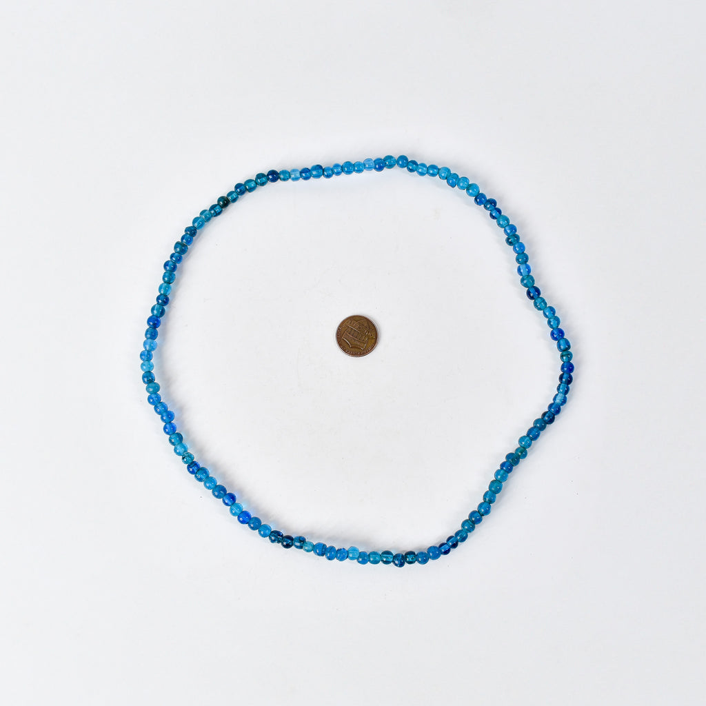 Bohemian Blue Translucent Trade Beads Czech
