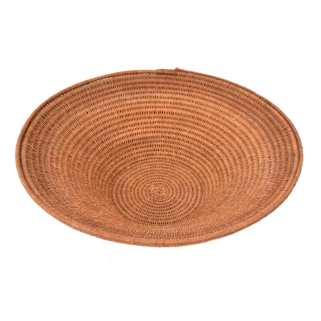 Brown Agave Sisal Handwoven Basket Eswatini