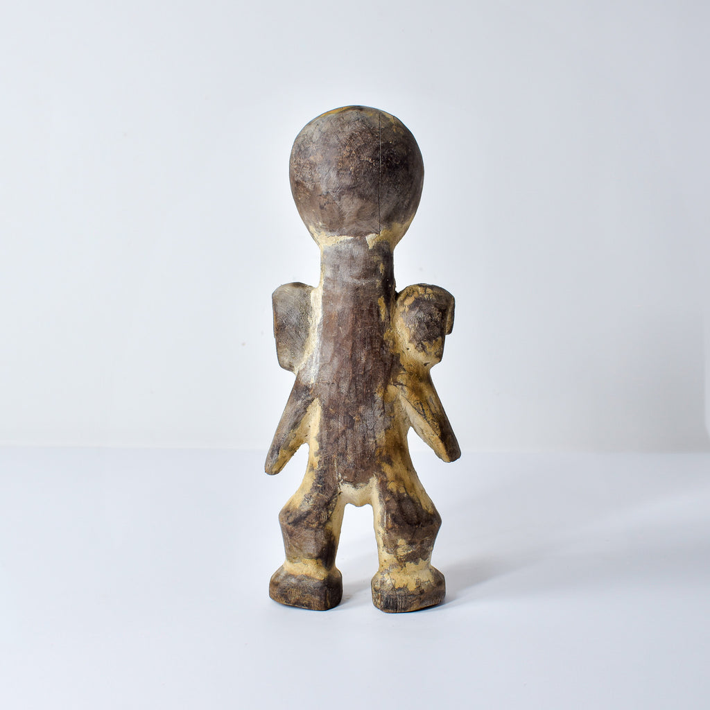 Lega 3 Faced Wood Figure Congo