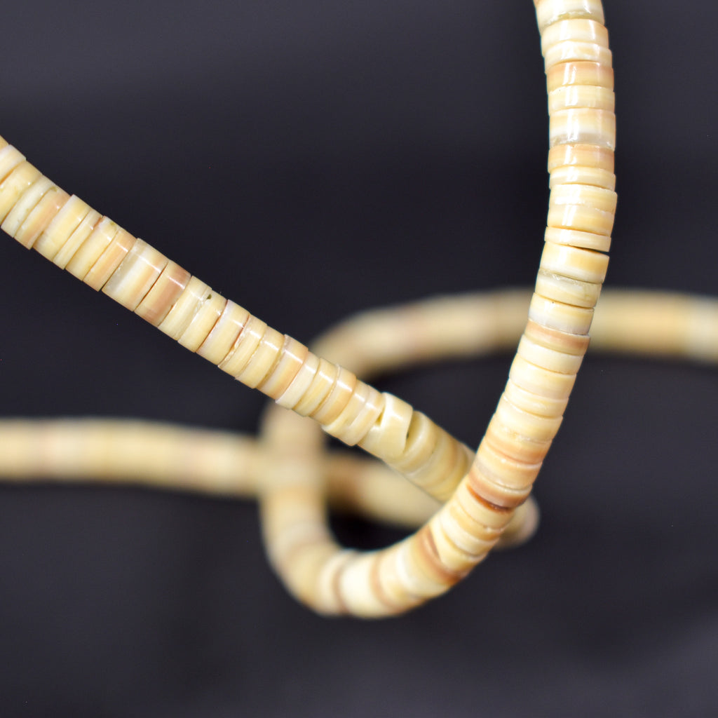 Clamshell Tiny Heishi Beads