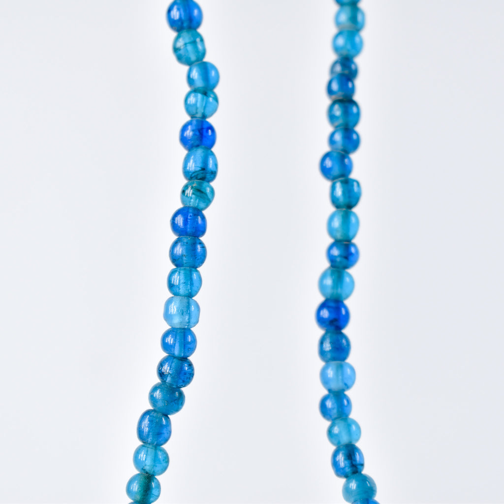 Bohemian Blue Translucent Trade Beads Czech