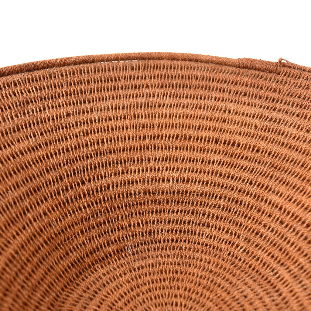 Brown Agave Sisal Handwoven Basket Eswatini