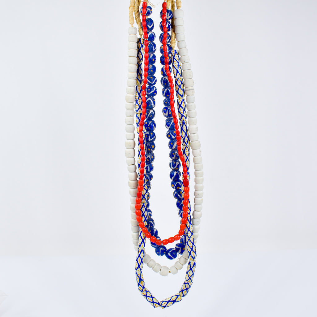4 Strands Mixed Trade Bead Grab Bag