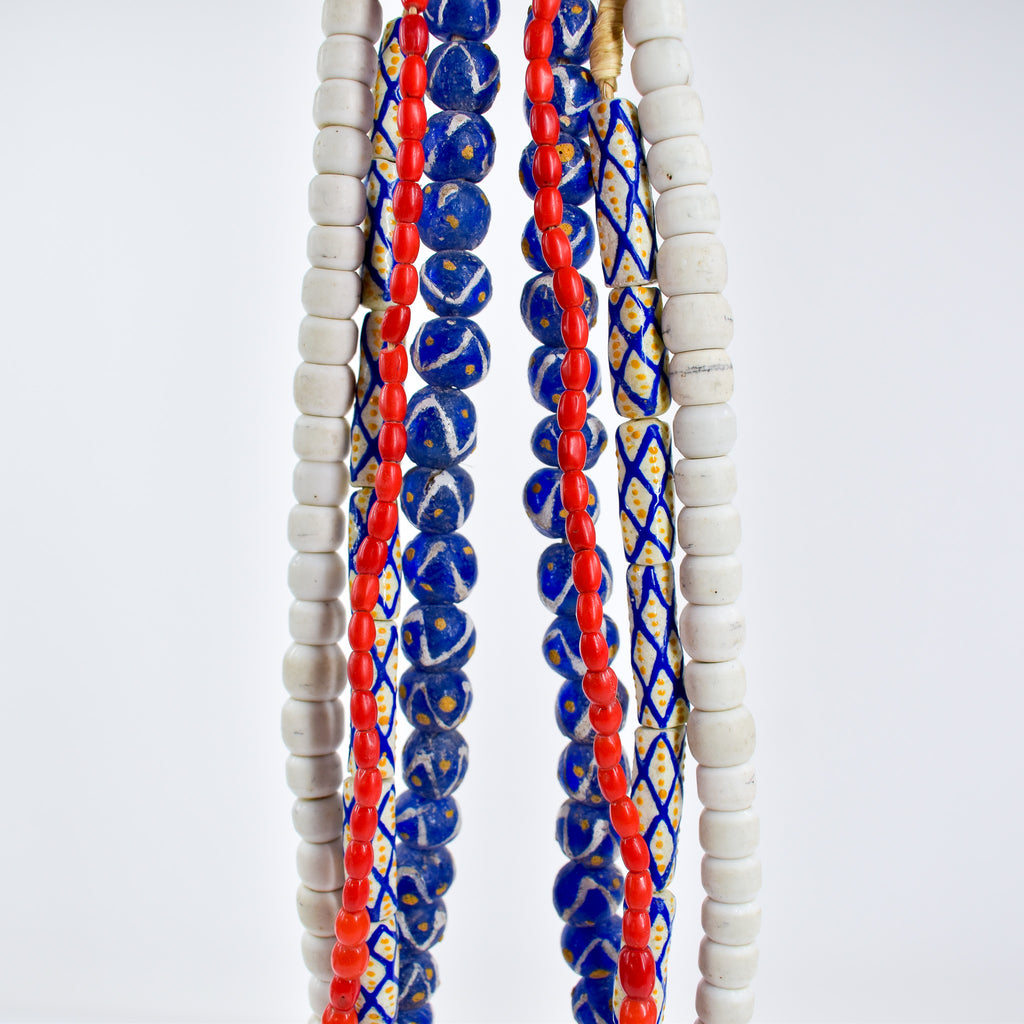 4 Strands Mixed Trade Bead Grab Bag