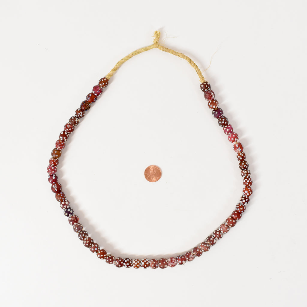 Venetian Skunk Red Trade Beads