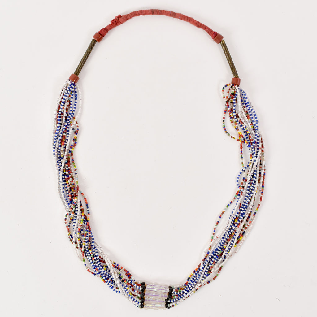 Fulani Beaded Necklace 32 Inch