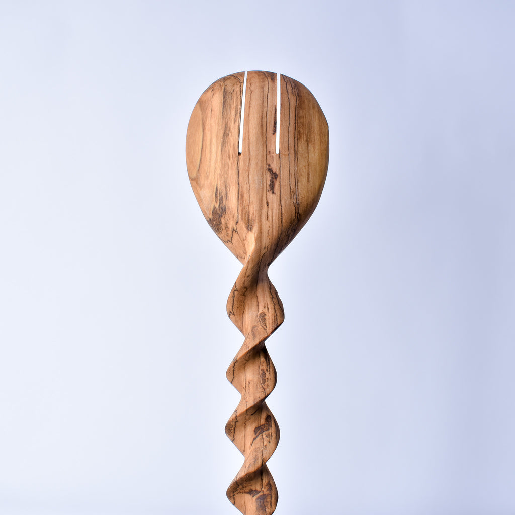 Maasai Olivewood Serving Spoon Set Kenya