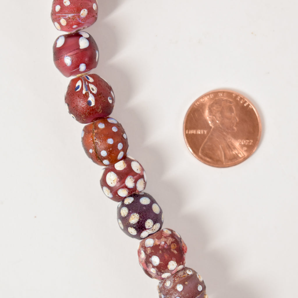 Venetian Skunk Red Trade Beads