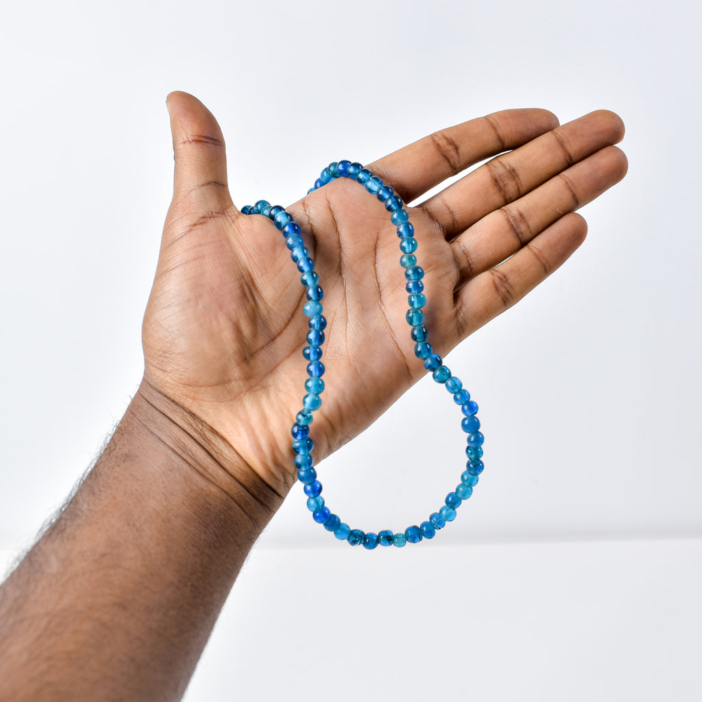 Bohemian Blue Translucent Trade Beads Czech