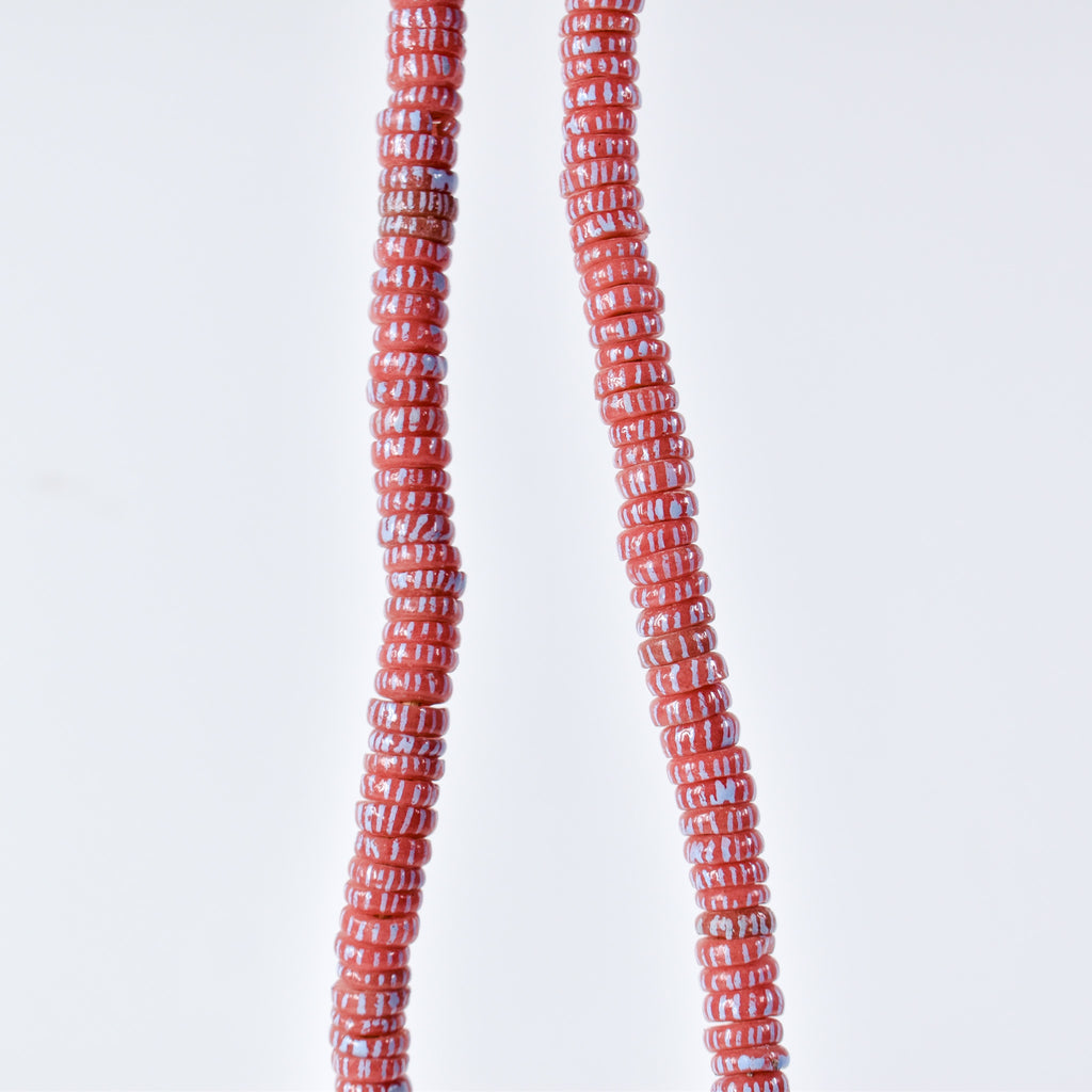 Krobo "Recycled" Powder Glass Disk Trade Beads