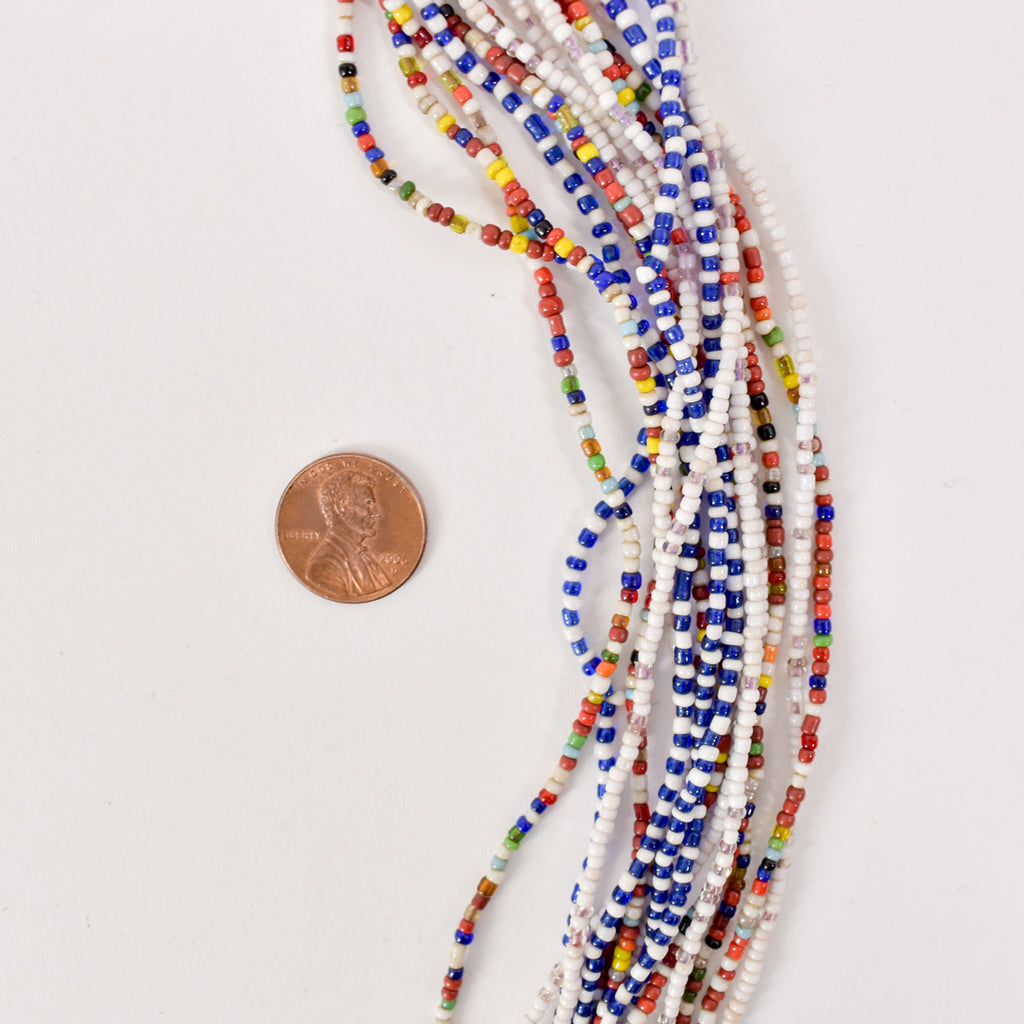 Fulani Beaded Necklace 32 Inch