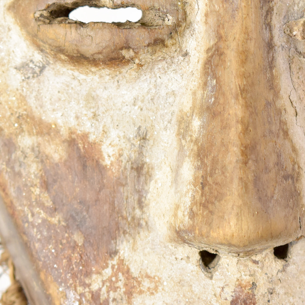 Lega Bwami Society Mask with Raffia Congo