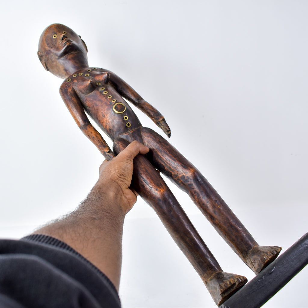 Dinka Figure on Custom Base Congo