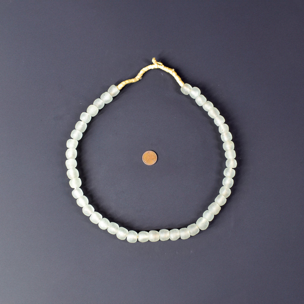 Krobo Recycled Powder Glass Translucent Trade Beads