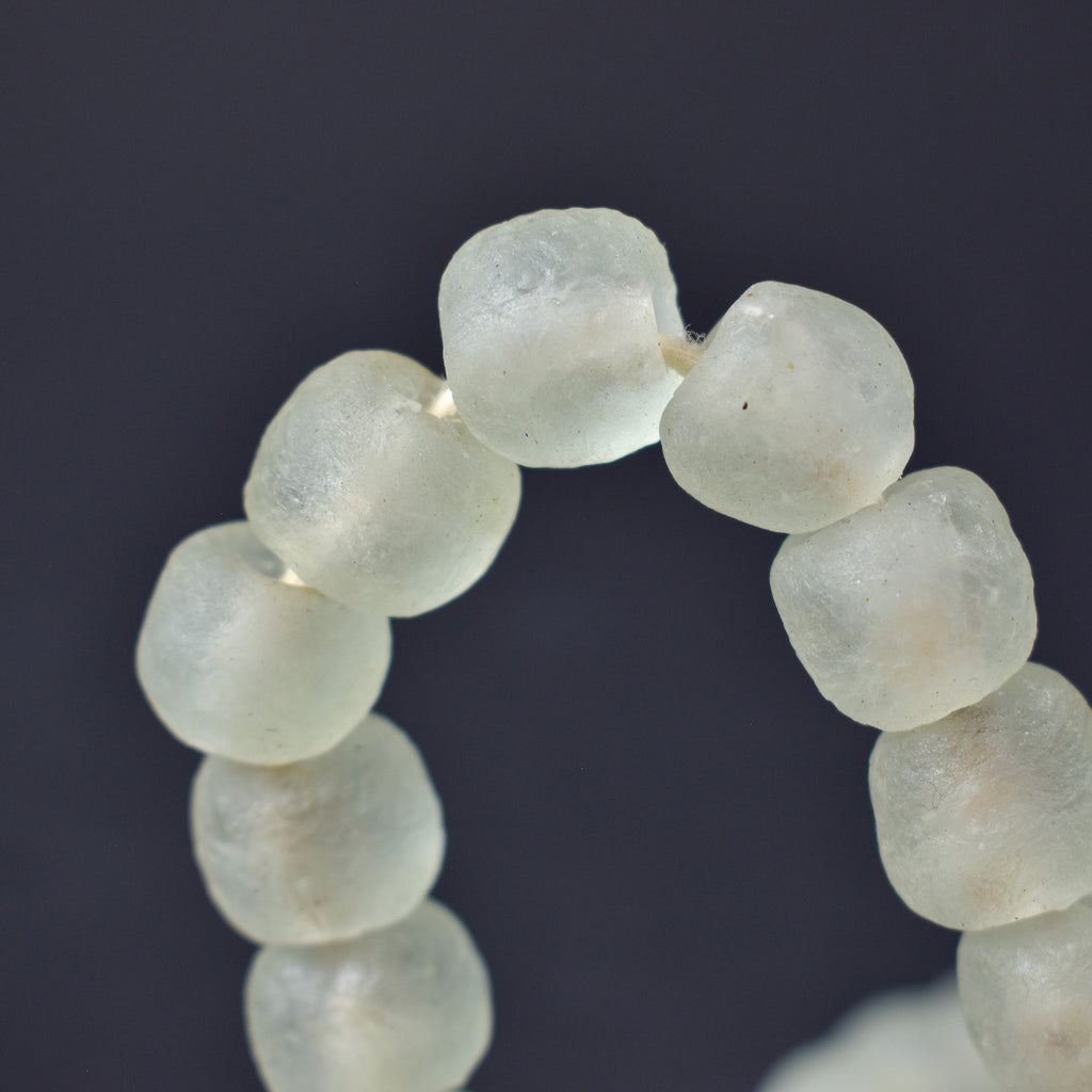 Krobo Recycled Powder Glass Translucent Trade Beads