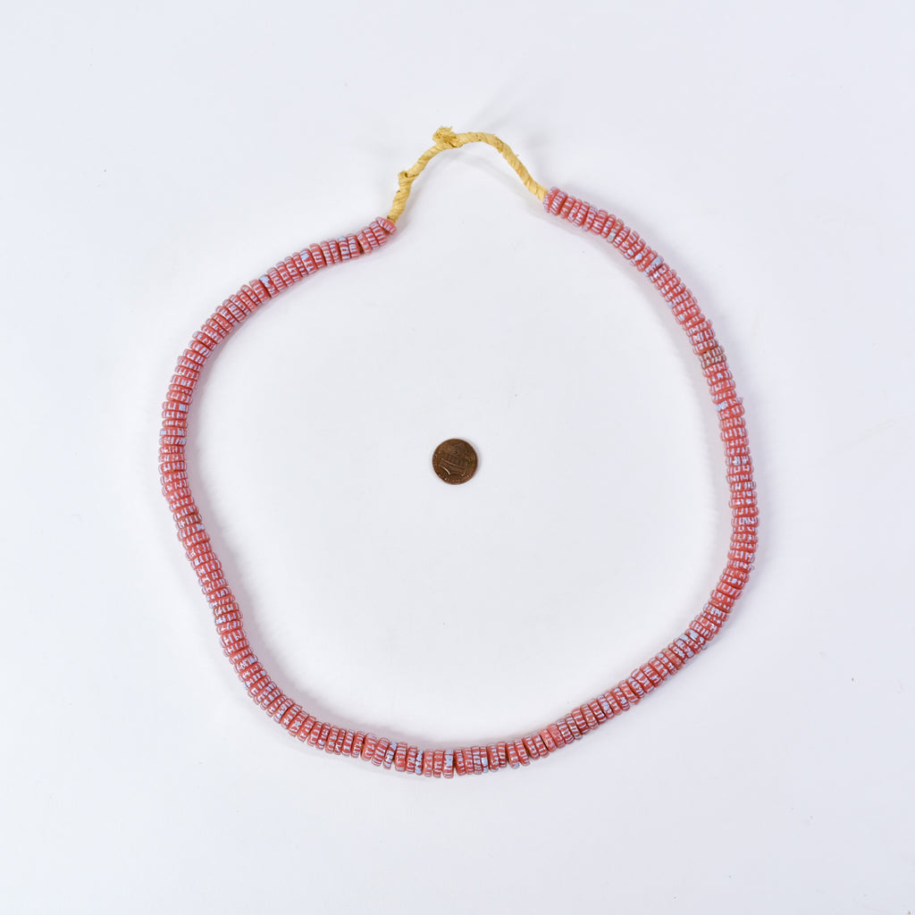 Krobo "Recycled" Powder Glass Disk Trade Beads