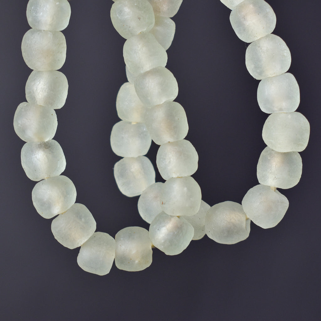 Krobo Recycled Powder Glass Translucent Trade Beads