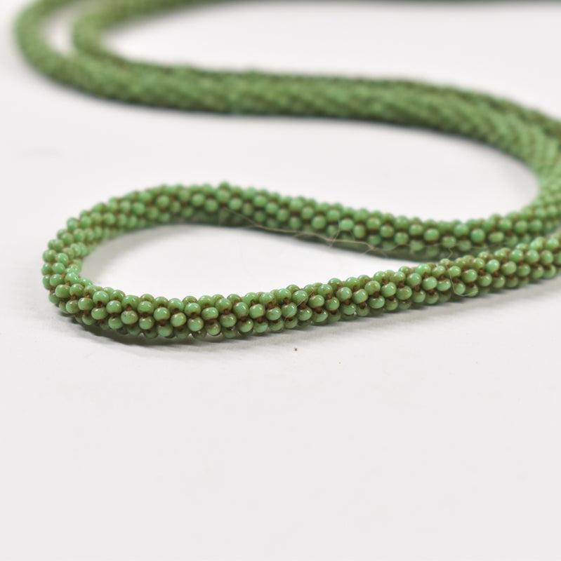 Green Fulani Beaded Necklace